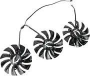 inRobert RTX2080 GPU Fan Replacement for Zotac RTX 2080 Ti AMP Graphics Card Cooling Fan (Full Set)