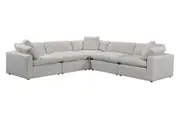 VI Cloud Fabric Modular Lounge with Ottoman