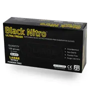 Black Nitrile Ultra Fresh Powder Free (Large) pack of 10