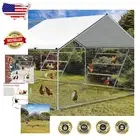 Spacious Chicken Roost Perch Essentials for All Breeds - 2 Pcs, Rust Resistant