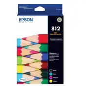 Epson 812 1 x Black, Cyan, Magenta, Yellow Ink Cartridge (Original)