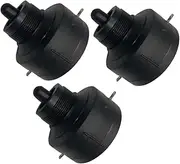 ULTECHNOVO 3PCS Tweeter Horn Car Audio System Compact Piezoelectric Automotive Accessories for High Pitched Sound Vehicles