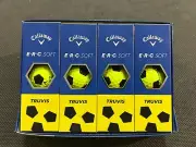 CALLAWAY ERC SOFT YELLOW TRUVIS 1 DOZEN GOLF BALLS 2025