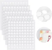Sticky Putty,Clear Sticky Tack,Poster Tape,Double Sided Removable Stickys Tack,Removable Round Putty,Double-Sided Round No Traces Adhesive Sticke for Festival Decoration Renter Friendly (10mm, 500Pcs)