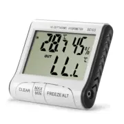 Thermometer Humidity Temperature Hygrometer Digital LCD Display Meter