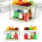 Spice Rack Organizer 2-Layer Spice Rack with 360° Rotating Base Large xiLXm