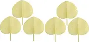 CANIGHT Vintage Plastic Summer Hand Fans 6pcs Set Handheld Fans Decorative Chinese Style for Indoor Use