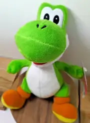 Yoshi Stuffed Plush 9" Super Mario Bros NWT Jakks Pacific Nintendo