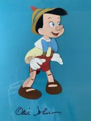 Disney Cel Hand Painted Production Model Sericel Pinocchio Master Series