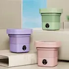 Folding Washing Machine Small Washing Underwear Towel Baby Clothes Sock Artifact