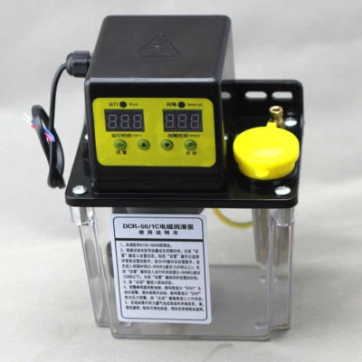 220V 1.8L Dual Digital Display Automatic Electric Lubrication Pump Oiler NC Pump