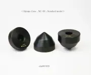 Ebony Mpingo feet base Cone High-end audio Amp. CDP Turntable Isolator clubWOOD