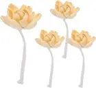 Alipis 4Pcs Reed Diffuser Sticks Natural Reed Flower Placement Refill Essenti...