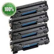 4 Black 83A CF283A Toner Cartridges For HP LaserJet Pro M127fn M127fw M125nw MFP