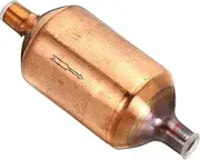 uxcell 3P Air Conditioner Filter Drier, Pure Copper Liquid Line Replacement for AC Heat Pump Refrigerator, Copper Tone