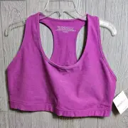 BEYOND YOGA SPACEDYE GOT YOUR BACK BRA 3X Pink Punch HEATHER