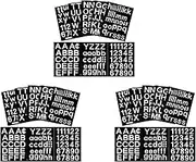 Mellisso 24 Sheets Self-Adhesive Vinyl Letters Numbers Kit, Mailbox Numbers Sticker for Mailbox,Signs,Window,Cars,Address Number