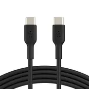 BELKIN BOOST CHARGE USB-C to USB-C Cable 1m/3.3ft - BlackCAB003bt1MBK,USB-IF certified,Tested to withstand 8,000+ bends