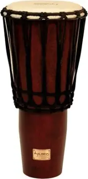 Tycoon Percussion Rope-Tuned Ashiko Drum Djembe Doumbek - 19" Tall w/ 8" Head