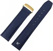 [HKIDKK] Genuine Leather Watchband For MAURICE LACROIX Watch Strap 20mm 22mm Folding Buckle Leisure Business Cow Leather Bracelet