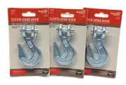 3-Pack National N100-288 Clevis Grab Hook 1/4″ Grade 43