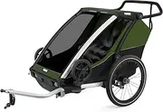 Thule Chariot Cab 2-Seat Multisport Bike Trailer - Cypress Green