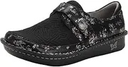 [Alegria] Women's Brenna Leather Loafer Shoes with Adjustable Strap, Ritz, Size EUR 41