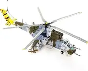 Replica Pre-Build Aircraf 1/72 For Scale Die-cast Soviet MI-24V ‘Stag’Helicopter Armed Helicopter Model Zaporozhye 2022Finished Collectible Military Aircraft Model Display Gift Collection Gift Display