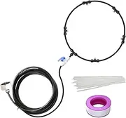 Outdoor Misting Fan Kit, Water Misting Fan for Cooling Outdoor, Backyard Misters for Fan, 8-Meter Hose Multi-Nozzle Air Purification Water Sprayer for Backyard Garden BBQ