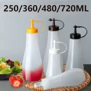 1Pcs 4 Capacity Condiment Bottles Squirt Container Bottle