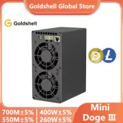 New Goldshell Mini Doge 3 Ⅲ Miner Doge Coin LTC Dual Mode 700M or 550M No PSU