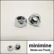 Classic Mini Steering Rack Track Rod End Nyloc Nut PAIR cooper austin rover 1275