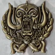 Motorhead Everything Louder Forever Shaped Metal Pin Badge