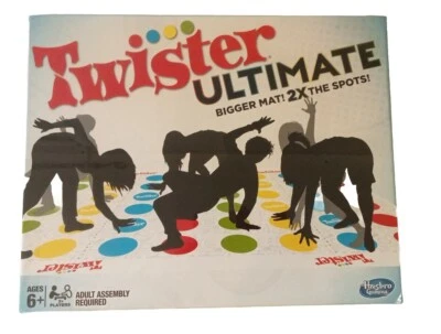 Twister Ultimate: Hasbro :Bigger Mat! 2X The Spots! Sealed
