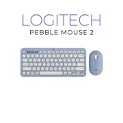 LOGITECH WIRELESS KEYBOARD AND MOUSE PEBBLE MOUSE 2 K380S: NEW