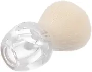 CRILSTYLEO Nail Dust Brush Durable Manicure Cleaning Tool with Ergonomic Handle Transparent Design for Nail Polish Cleanup and Dust Removal for Home Use
