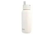 Oasis Moda Ceramic Lined Stainless Steel Triple Wall Insulated Drink Bottle 1L Alabaster