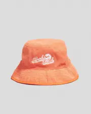 [Bush Chook] Bush Chook Men's Chill Chook Reversible Bucket Hat in Red One Size Red