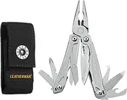 [LEATHERMAN] Wingman Multitool with Spring-Action Pliers and Scissors, Built in the USA, Stainless Steel with Nylon Sheath