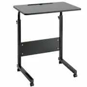 DOEWORKS Bedside Computer Table, Adjustable Laptop Stand Portable Cart Tray Side