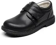 [rismart] Boys' Hook - Loop Formal Prince Round Toe Oxfords Dress Shoes