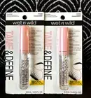 2pk Wet N Wild CLEAR Transparent Megaclear LASH & BROW MASCARA TAME & DEFINE NEW