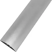 Transition Strip Floor Transition Strip Curved Floor Thresholds Transition Strip Carpet Trim,Wood to Tile,Carpet to Tile,Carpet to Laminate,Reducer for Uneven Floors(Silver,59"/1.5m)