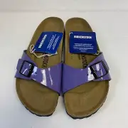 Birkenstock New w/ Box Madrid Violet Birko-Flor Patent Regular Width Select Size
