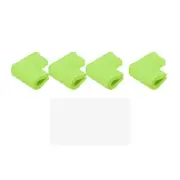 Corner Guards Edge Protectors, 24Pack U Shape, 2.16"x1.38"x0.315", Lawn Green