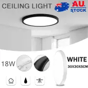 30cm white LED Ceiling Light Round 18W / 24W Oyster Lamp Modern Cool White Light