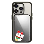 PowerThru Power Bank Mirror Power Bank MagSafe Compatible Waving Lucky Cat