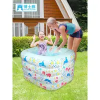 在飛比找ETMall東森購物網優惠-博士豚嬰兒游泳池家用寶寶泳池游泳桶加厚可折疊小孩兒童充氣水池