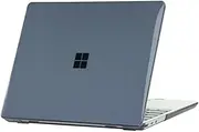 Slim Case for 13.8 inch Microsoft Surface Laptop 7th Edition 2024 for 13.8‘’ Laptop Model: 2036 with Plastic Hard Shell Case (Crystal Black)