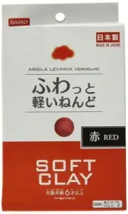 Daiso Soft Lightweight Clay Red
